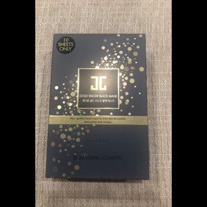 Jayjun gold snow black mask 10 sheets